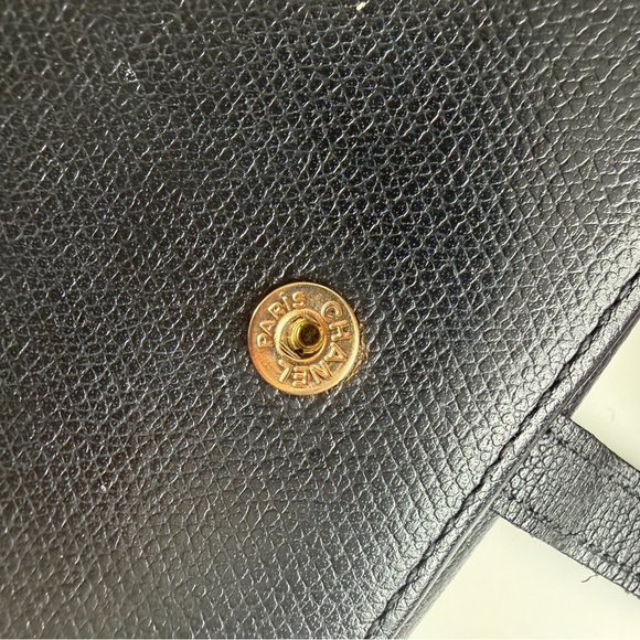 Authentic Chanel CC button continental wallet with chain - Picture 10 of 15